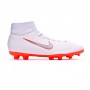 Mercurial Superfly VI Club MG White-Metallic cool grey-Total orange