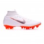 Mercurial Superfly VI Pro AG-Pro White-Metallic cool grey-Total orange