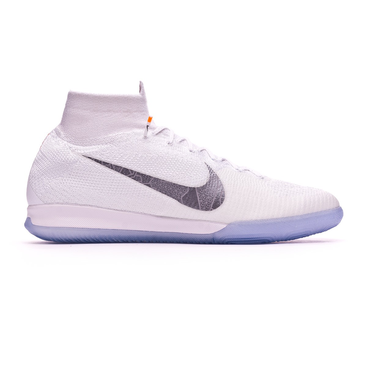 Futsal Boot Nike Mercurial SuperflyX VI Elite IC White-Metallic cool grey -  Football store Fútbol Emotion