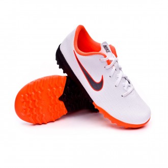 Sapatilhas  Nike Mercurial VaporX XII Academy PS Turf Crianças White-Metallic cool grey-Total orange