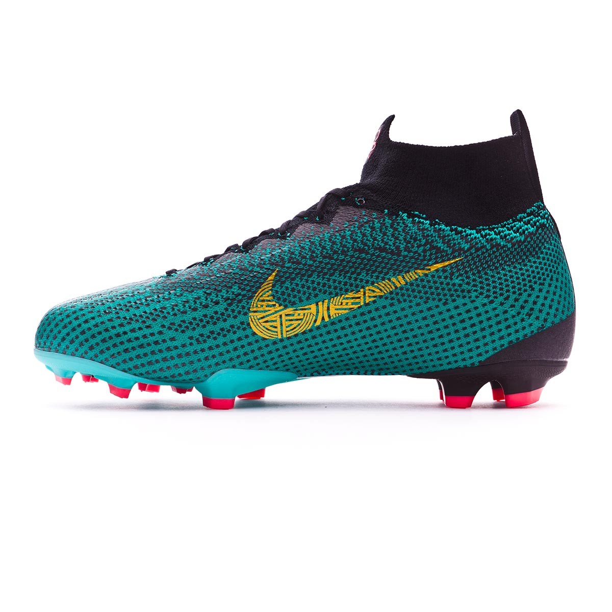 Vivid Superfly Vi Niño Elite Mercurial Clear Jade Metallic Gold Cr7 Black Bota Fg Igv7Y6ybf