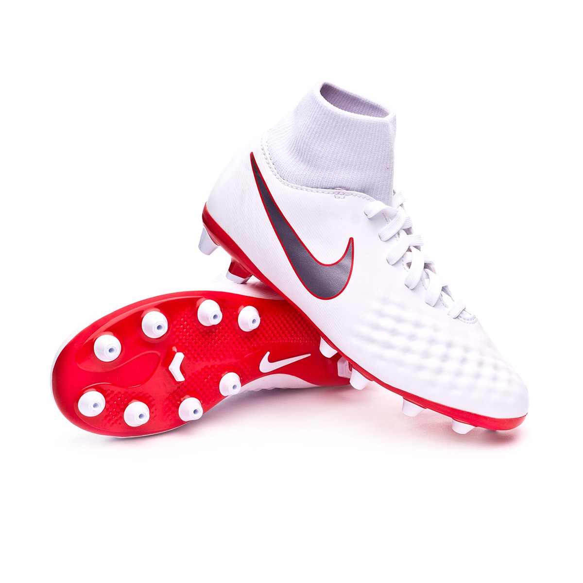 NIKE Hypervenom Phantom III DF FG Junior Just Do It Blanc