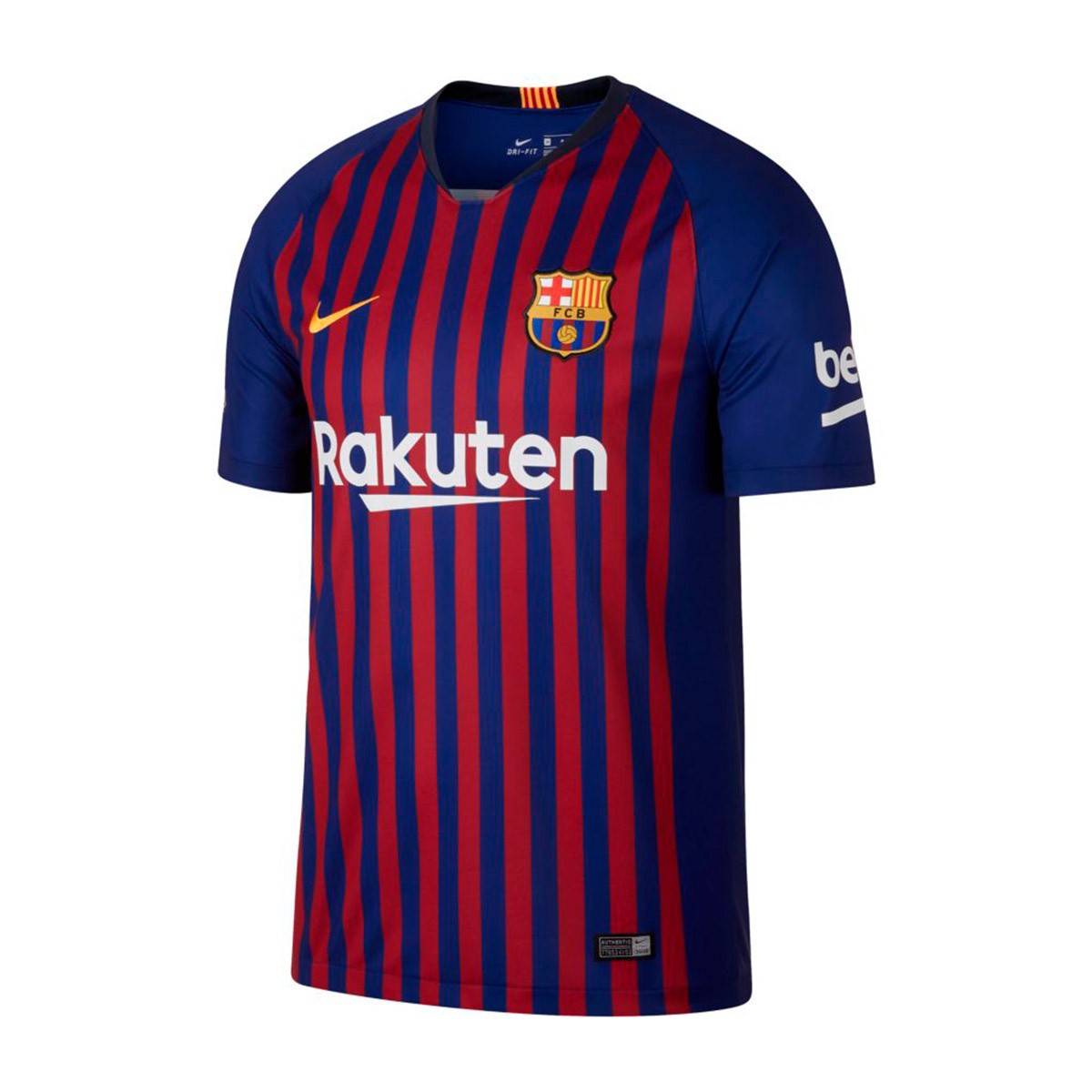 Playera Nike FC Barcelona Stadium Primera Equipación 2018-2019 Deep royal  blue-University gold - Tienda de fútbol Fútbol Emotion