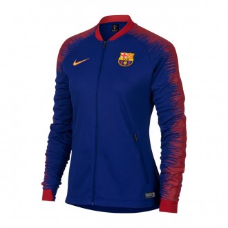 Casaco  Nike FC Barcelona Pre-Match 2018-2019 Mulher Deep royal blue-University gold
