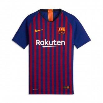 Camisola  Nike FC Barcelona Vapor Primera Equipación 2018-2019 Niño Deep royal blue-University gold