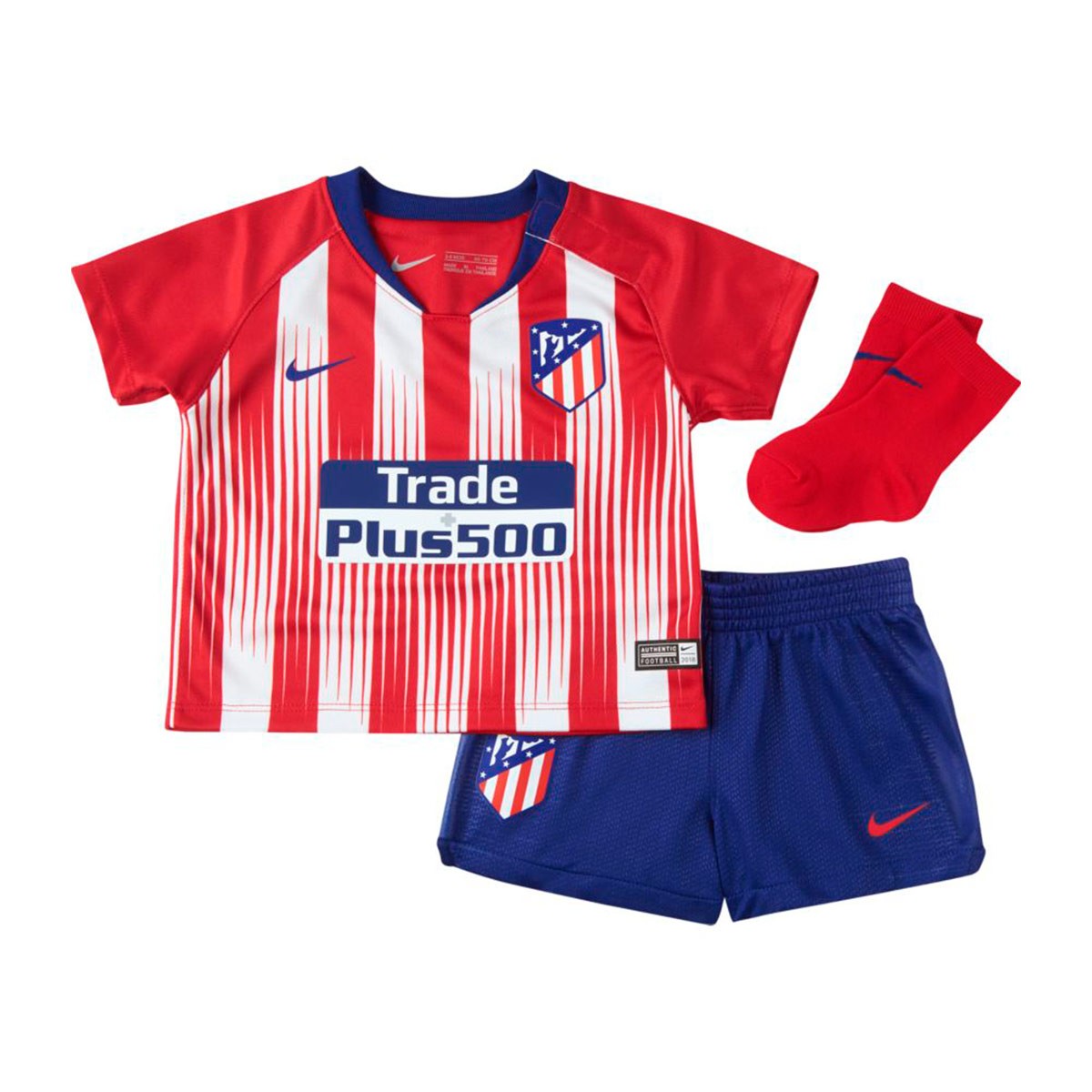 Tenue Nike Bebé Atlético de Madrid Primera Equipación 2018-2019 Sport red-White-Deep royal blue ...