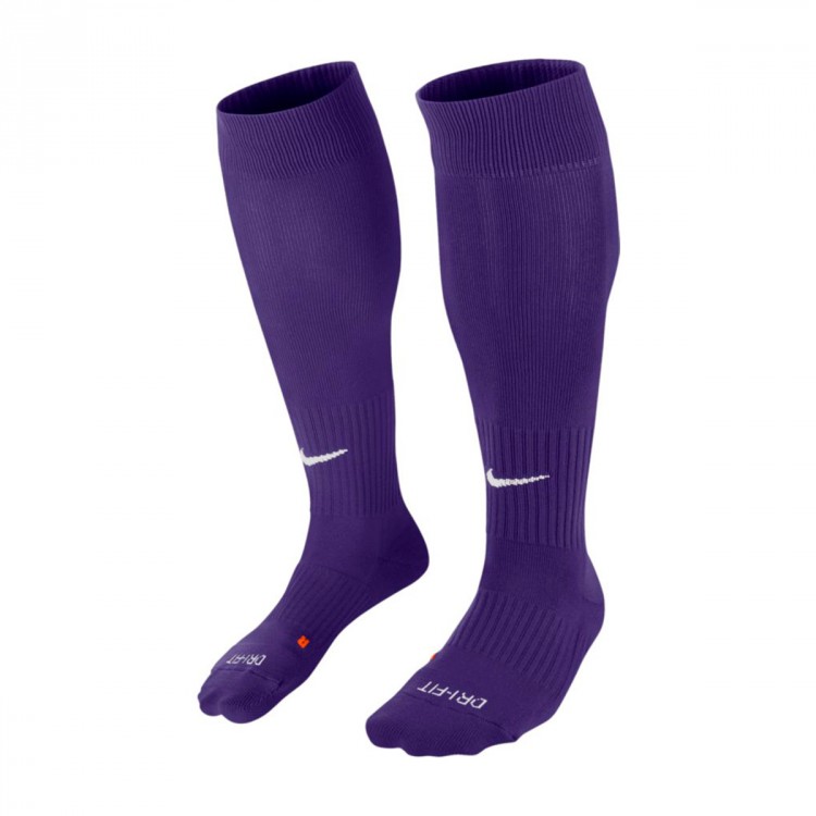 white and purple nike socks