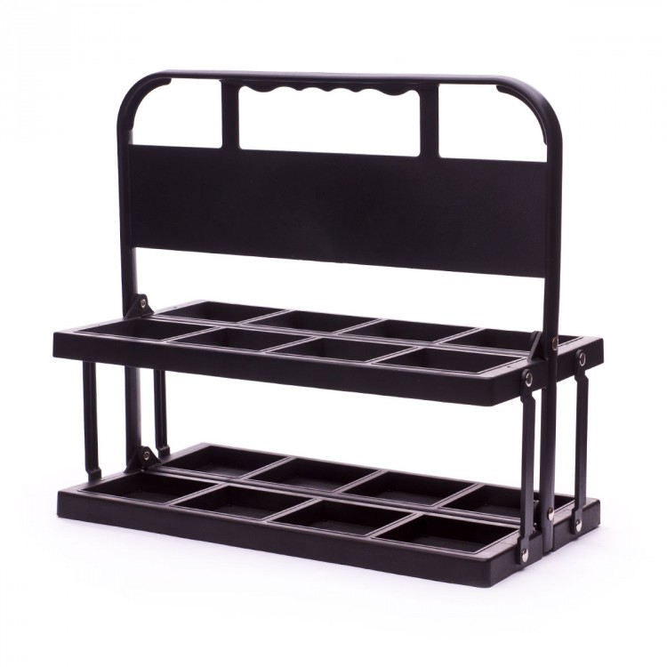 Jim Sports Portabotellas plegable 8 Botellas (750 ml) Negro Fútbol