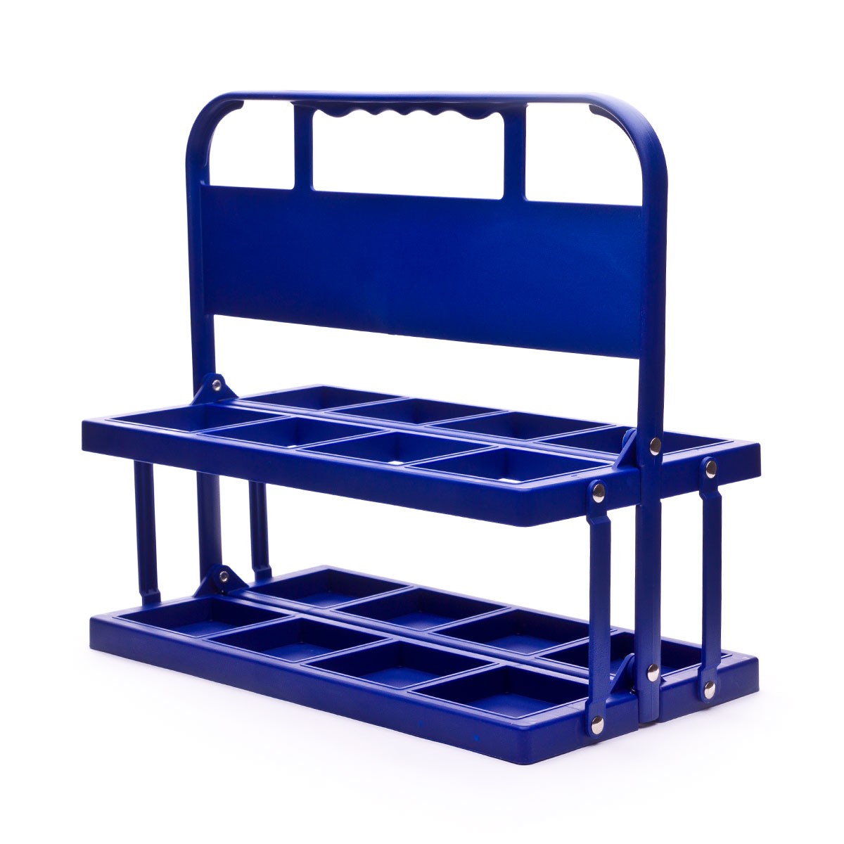 Jim Sports Portabotellas plegable 8 Botellas (750 ml) Azul Fútbol Emotion