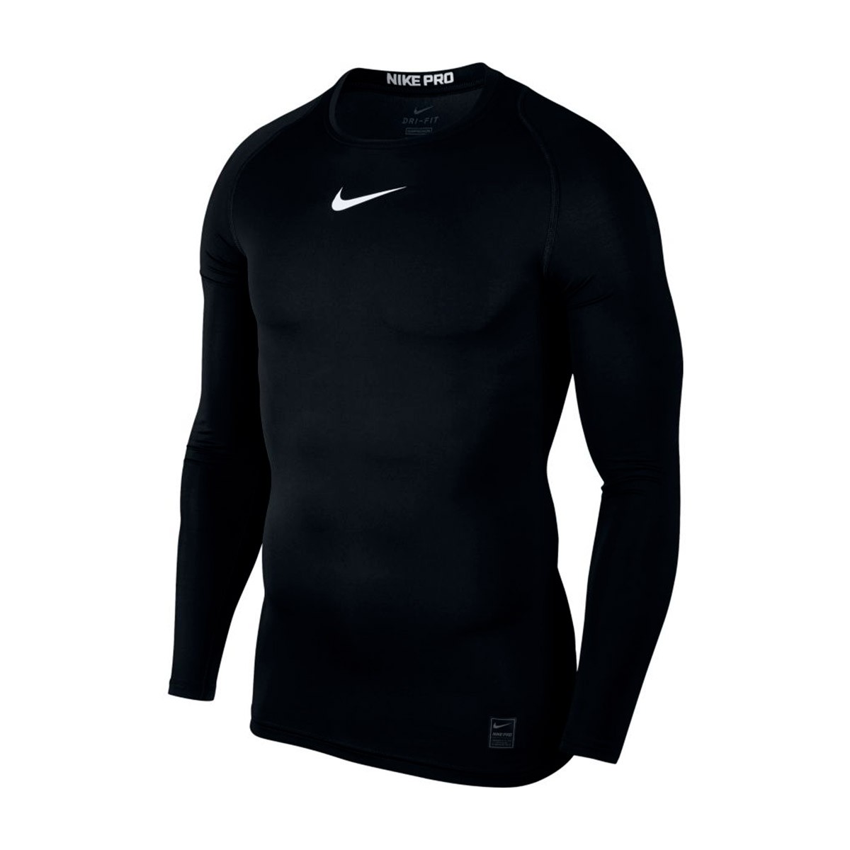 Camiseta Nike Pro Top Black-White - Tienda de fútbol Fútbol Emotion