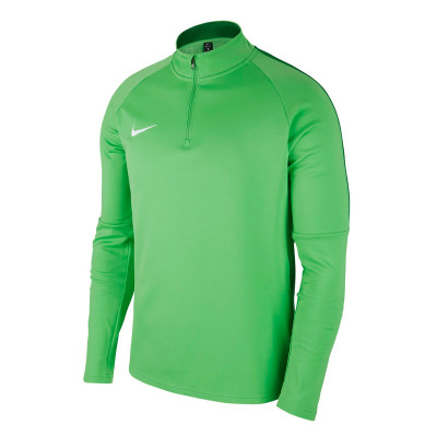 Sudadera Nike Academy 18 Drill Light Green Spark-Pine Green-White - Fútbol  Emotion