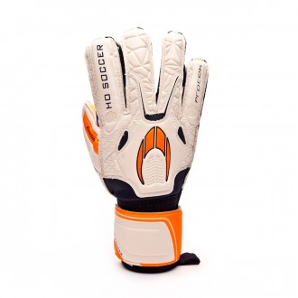 Luvas HO Soccer Basic Protek White-Orange