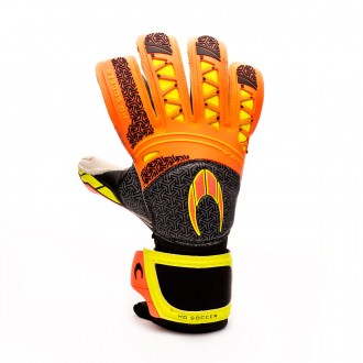 Luvas HO Soccer SSG Ikarus Roll/Gecko Black-Orange-Volt-Pink