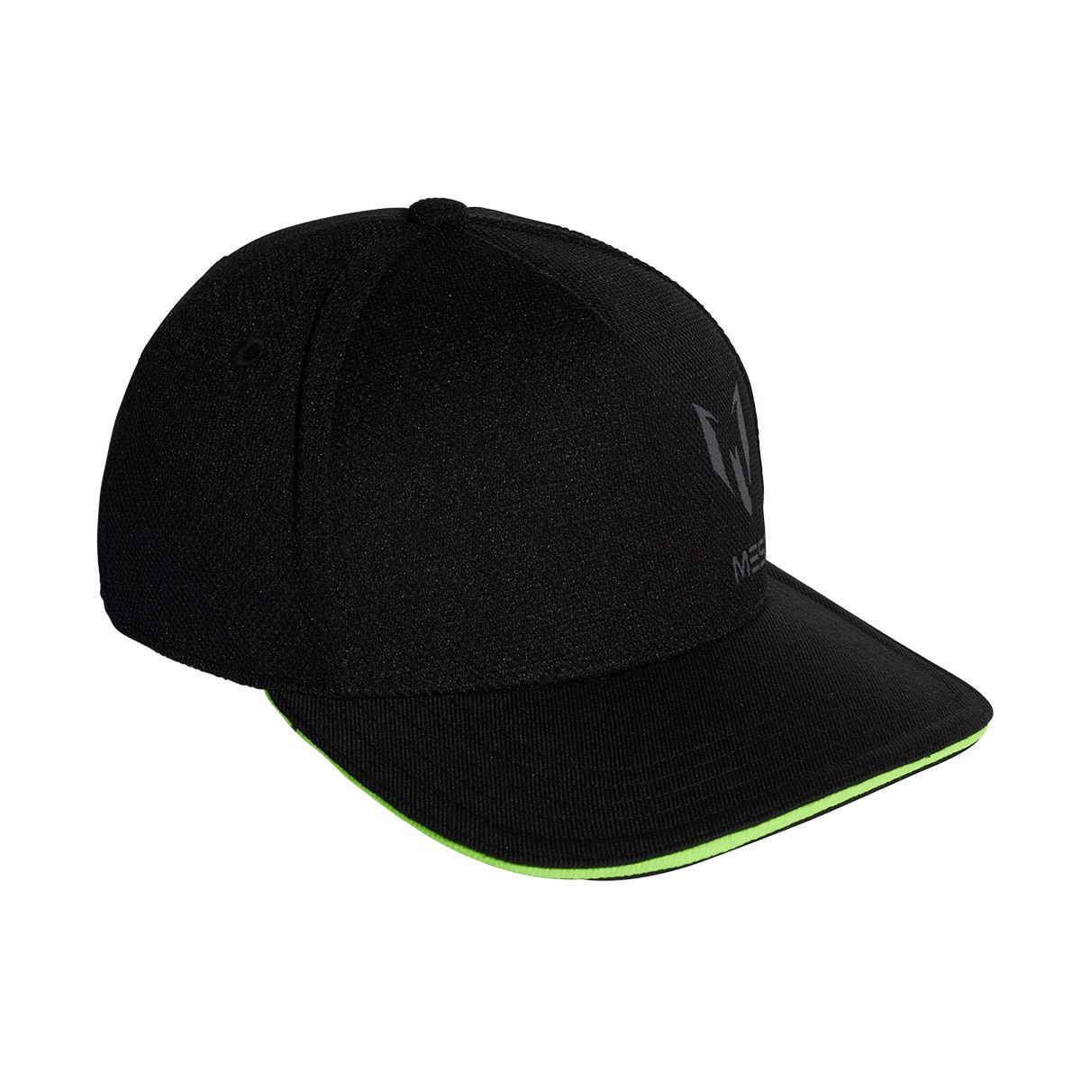 Cap adidas Kids Messi Black-Solar green 