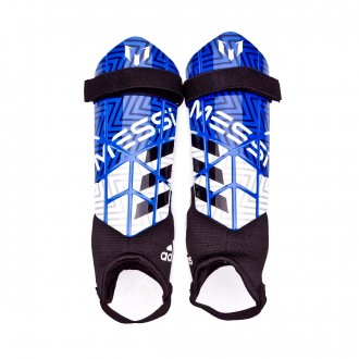 Caneleira  adidas Messi 10 Crianças Football blue-White-Black