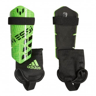 Caneleira  adidas Messi 10 Crianças Solar green-Solar lime-Black