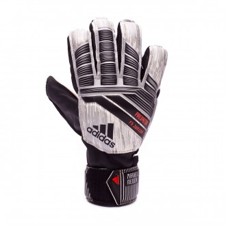 Luvas adidas Predator Fingersave Manuel Neuer Crianças White-Silver metallic-Black-Solar red