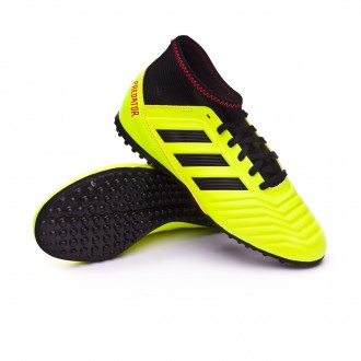 Sapatilha de Futsal  adidas Predator Tango 18.3 Turf Crianças Solar yellow-Black-Solar red