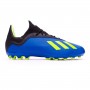 Kids X 18.3 AG Foot blue-Solar yellow-Black