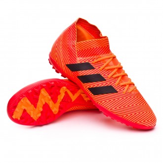 Sapatilha de Futsal  adidas Nemeziz Tango 18.3 Turf Zest-Black-Solar red