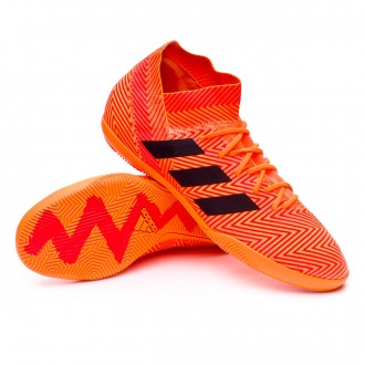 Sapatilha de Futsal  adidas Nemeziz Tango 18.3 IN Zest-Black-Solar red