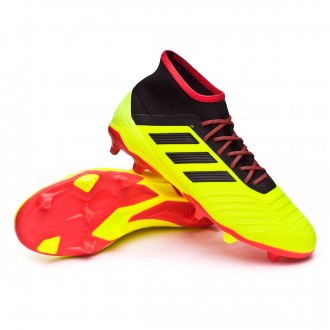 Chuteira  adidas Predator 18.2 FG Solar yellow-Black-Solar red