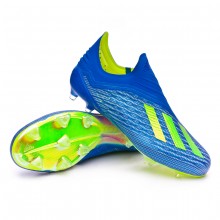 Scarpe calcio adidas X 18+ FG Foot blue-Solar yellow-Black - Negozio di  calcio Fútbol Emotion