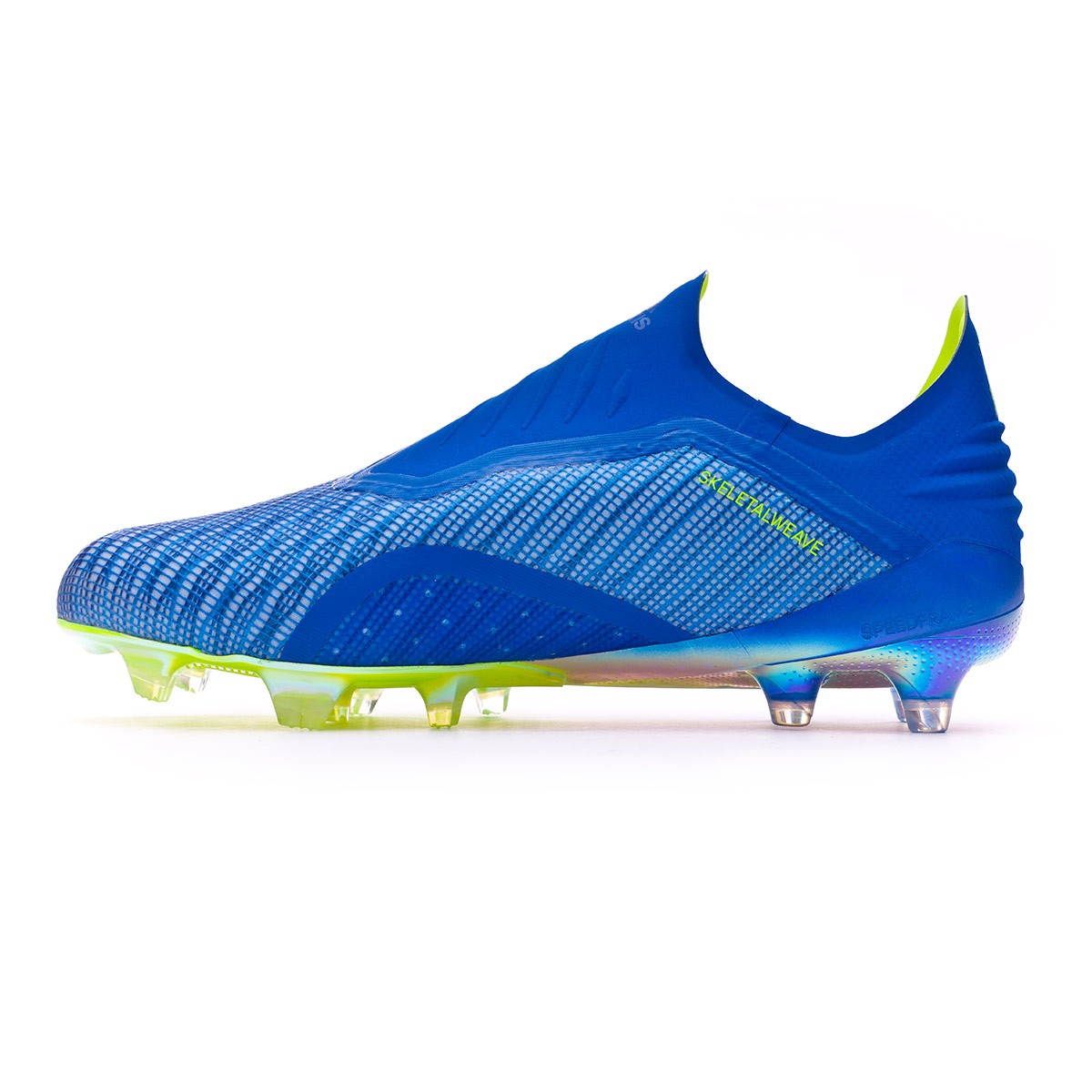 blue addidas football boots