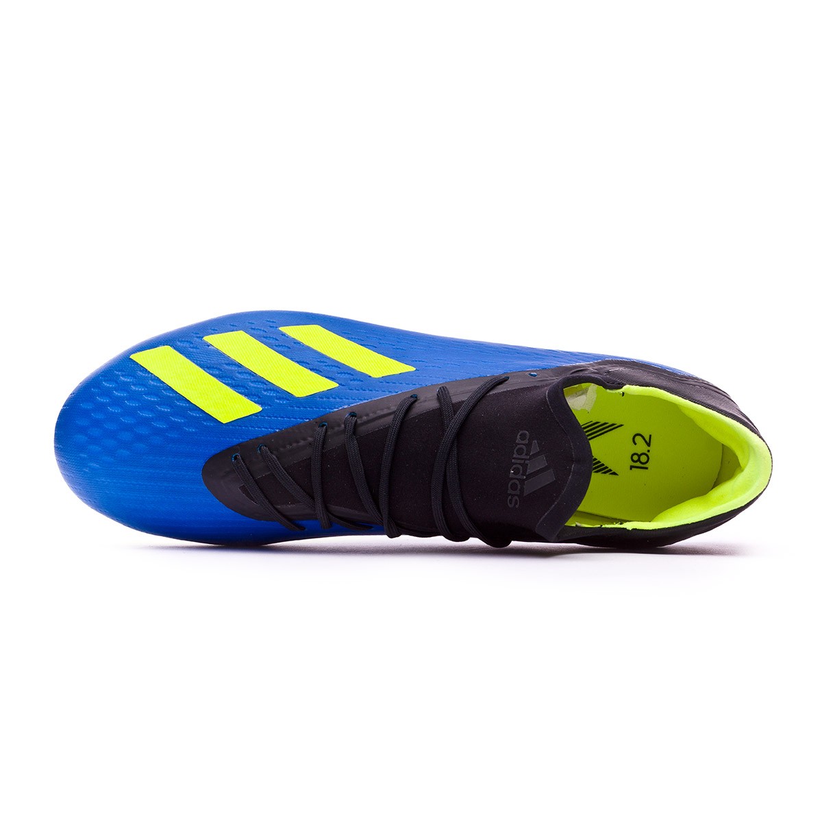Football Boots adidas X 18.2 FG Foot blue-Solar yellow-Black - Football  store Fútbol Emotion