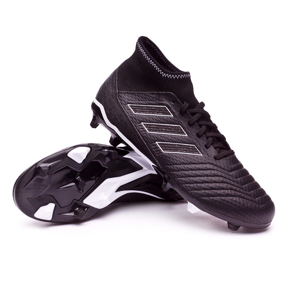 Scarpe adidas Predator 18.3 FG Core black-White - Negozio di calcio Fútbol  Emotion