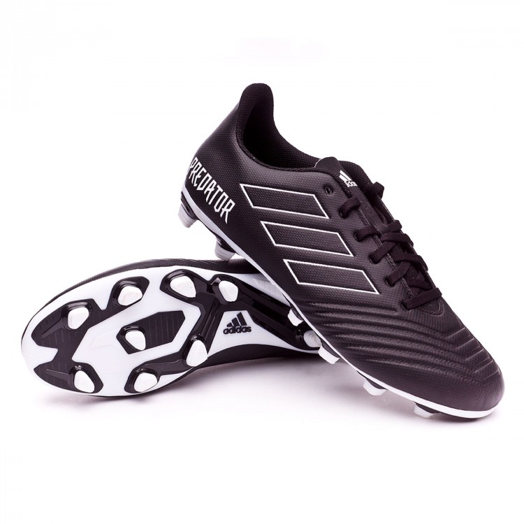 Chaussure de foot adidas Predator 18.4 FxG Core black-White - Boutique de  football Fútbol Emotion