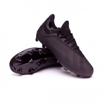 Chuteira  adidas X 18.3 FG Crianças Core black-White