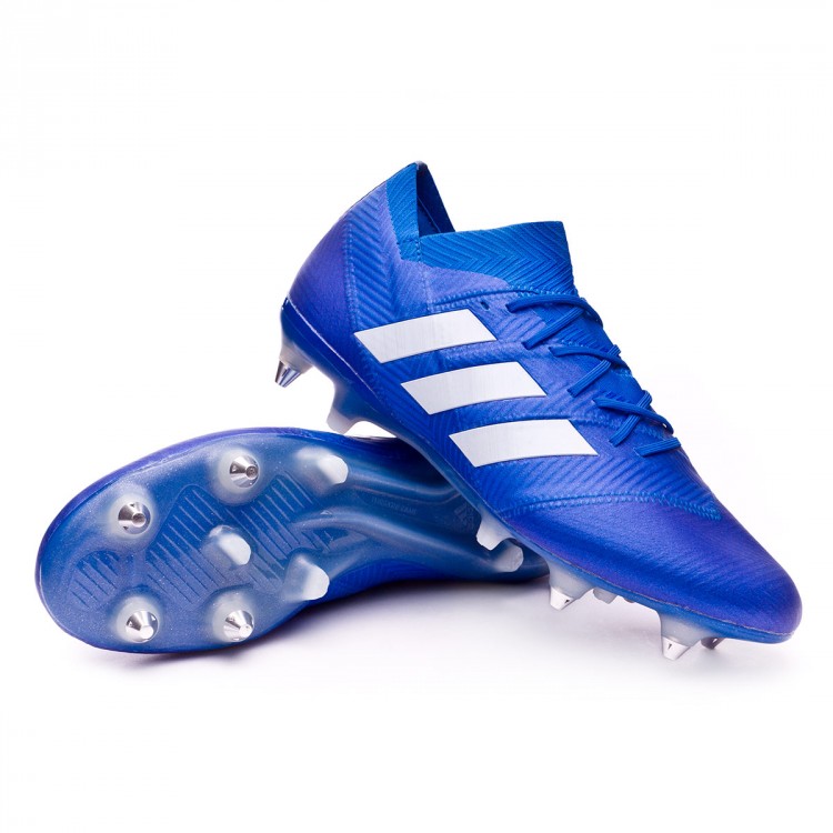 Chaussure de foot adidas Nemeziz 18.1 SG Football blue-White 