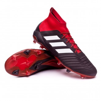 Chuteira  adidas Predator 18.1 FG Core black-White-Red