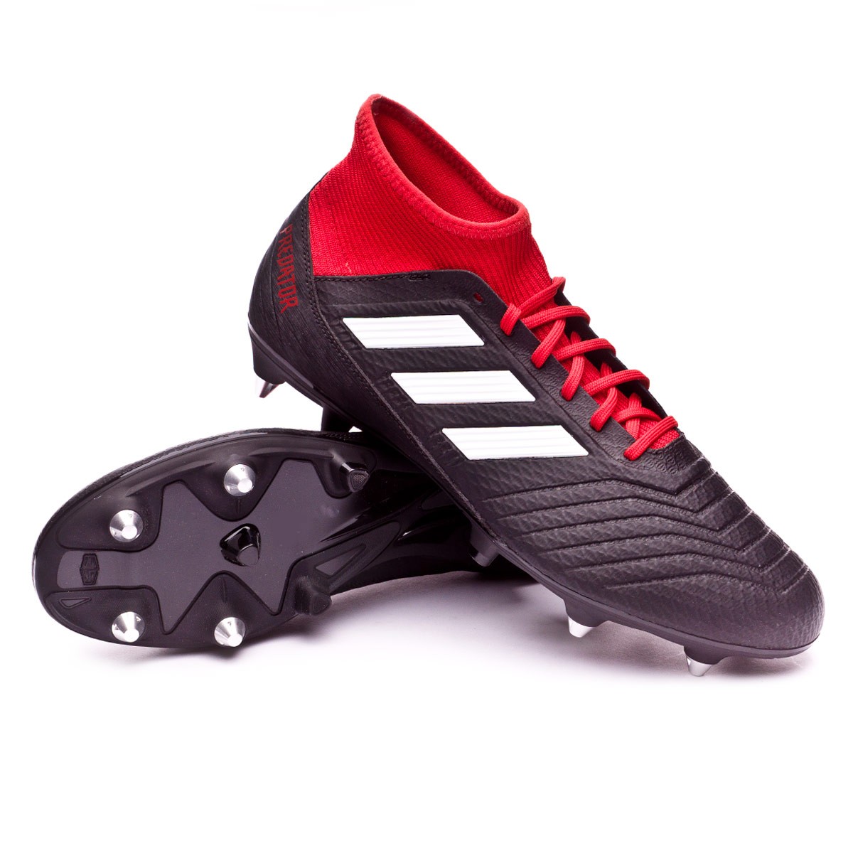 Scarpe adidas Predator 18.3 SG Core black-White-Red - Negozio di calcio  Fútbol Emotion