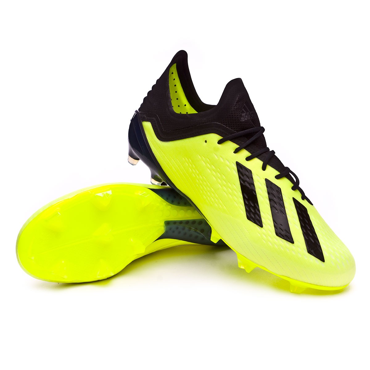 Bota de fútbol adidas X 18.1 FG Solar yellow-Core black-White - Tienda de  fútbol Fútbol Emotion