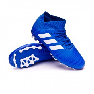 Chuteira  adidas Nemeziz 18.3 AG Crianças Football blue-White-Football blue