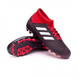 Chuteira  adidas Predator 18.3 AG Crianças Core black-White-Red
