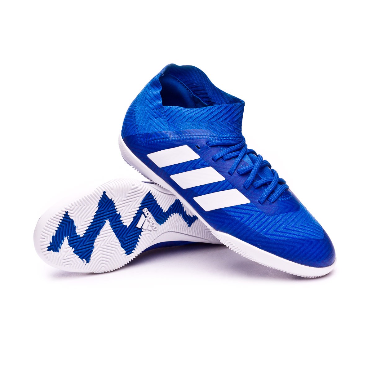 Futsal Boot adidas Kids Nemeziz Tango 18.3 IN Football blue-White-Football  blue - Football store Fútbol Emotion