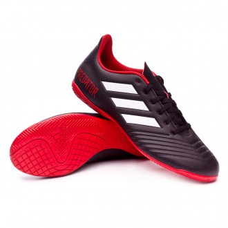 Sapatilha de Futsal  adidas Predator Tango 18.4 IN Core black-White-Red