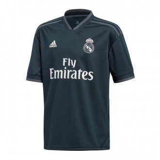Camisola  adidas Real Madrid Equipamento Secundário 2018-2019 Crianças Tech onix-Bold onix-White