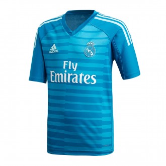 Camisola  adidas Real Madrid Guarda-Redes Equipamento Secundário 2018-2019 Crianças Bold aqua-Unity blue