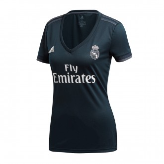 Camisola  adidas Real Madrid Equipamento Secundário 2018-2019 Mulher Tech onix-Bold onix-White