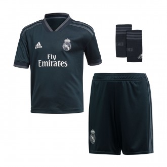 Conjunto  adidas Real Madrid Equipamento Secundário Crianças 2018-2019 Tech onix-Bold onix-White