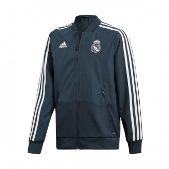 Casaco  adidas Real Madrid Prematch 2018-2019 Crianças Tech onix-Black-White