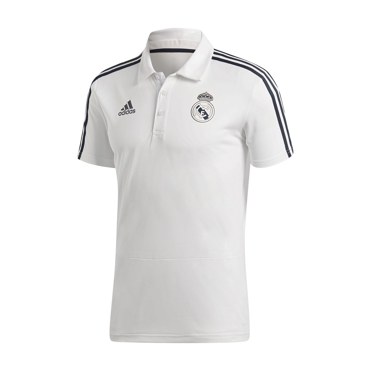 Polo adidas Real Madrid 2018-2019 White-Tech onix - Tienda de fútbol Fútbol Emotion