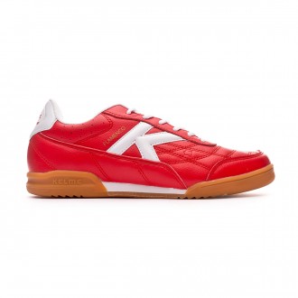 Sapatilha de Futsal Kelme Flamenco Sala Vermelho