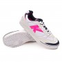Zapatilla Trueno Sala Blanco-Fucsia