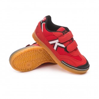 Sapatilha de Futsal  Kelme Trueno Sala Velcro Niño Vermelho