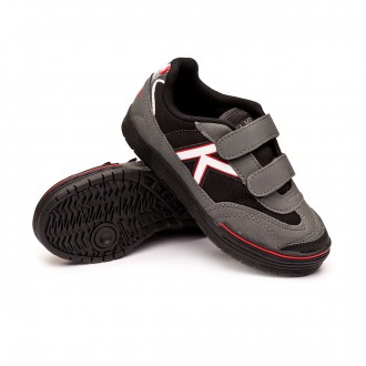Sapatilha de Futsal  Kelme Trueno Sala Velcro Niño Antracita-Preto